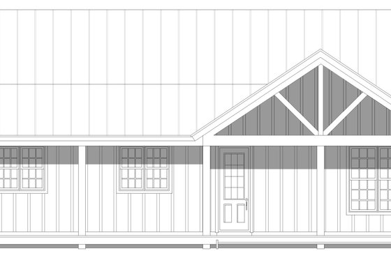 Exterior - Front Elevation 3 for Country House Plan #932-424 - 2 bed, 2 bath