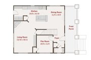 Craftsman Style House Plan - 3 Beds 2.5 Baths 1865 Sq/Ft Plan #461-32 