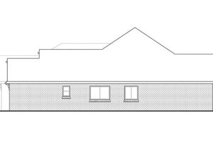 Exterior - Other Elevation 1 for Ranch House Plan #124-834 - 3 bed, 2.5 bath