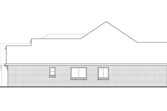 Exterior - Other Elevation 1 for Ranch House Plan #124-834 - 3 bed, 2.5 bath