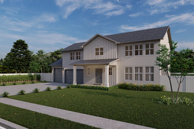 Home Plan - Traditional Exterior - Front Elevation Plan #1060-15