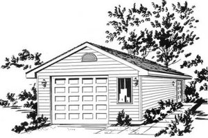 Traditional Exterior - Front Elevation Plan #18-9275