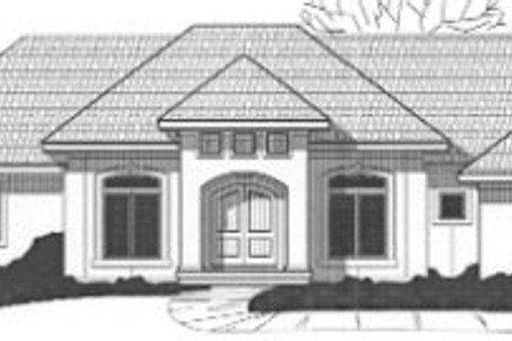 Exterior - Front Elevation for Traditional House Plan #67-791 - 3 bed, 2 bath