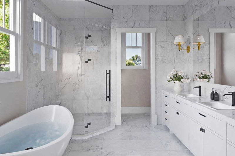 Dream House Plan - Interior - Master Bathroom for Craftsman House Plan #461-84 - 4 bed, 3.5 bath