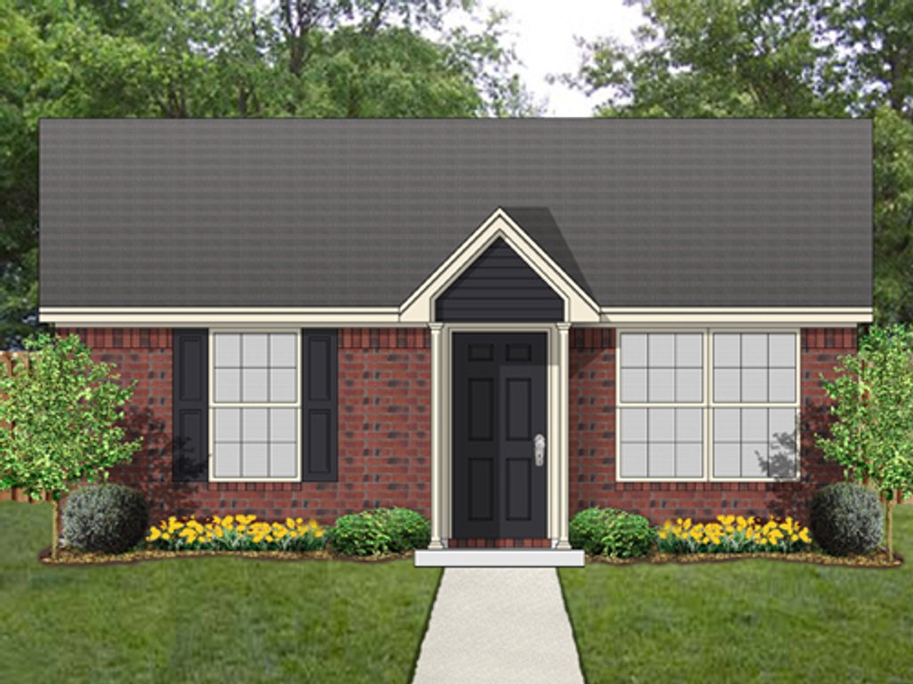 500 sq ft apartment floor plan luxury Cottage Style House Plan - 1 Beds 1 Baths 559 Sq/Ft Plan #84-535