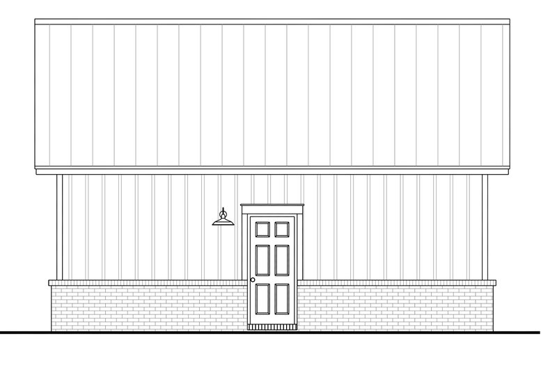 Architectural House Design - Exterior - Rear Elevation for Farmhouse House Plan #430-267, 0 bath