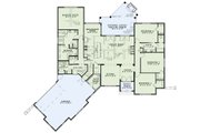 European Style House Plan - 4 Beds 2.5 Baths 2617 Sq/Ft Plan #17-2524 