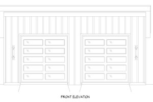 Exterior - Rear Elevation for Victorian House Plan #932-439, 0 bath
