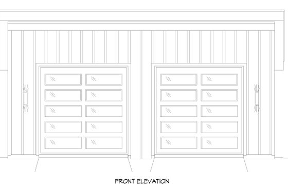 Exterior - Rear Elevation for Victorian House Plan #932-439, 0 bath