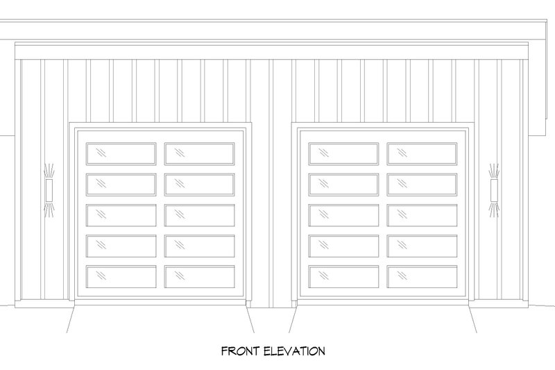 Home Plan - Exterior - Rear Elevation for Victorian House Plan #932-439, 0 bath