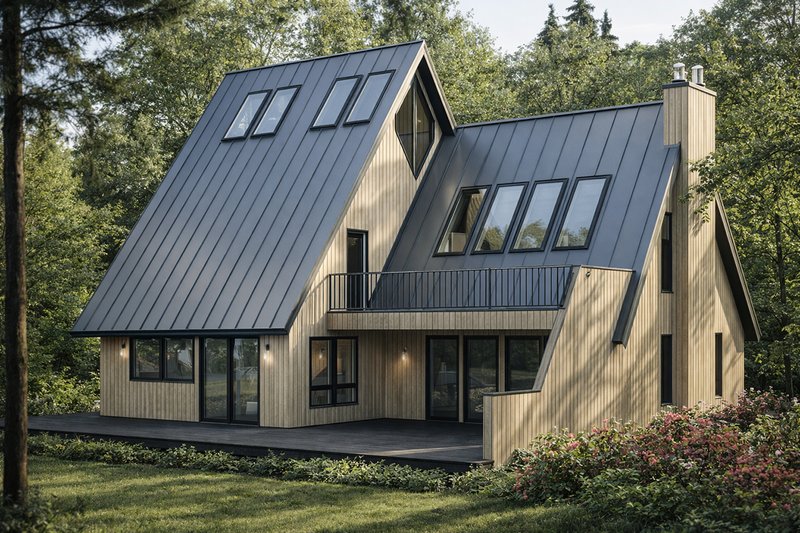 Architectural House Design - Contemporary Exterior - Front Elevation Plan #124-405