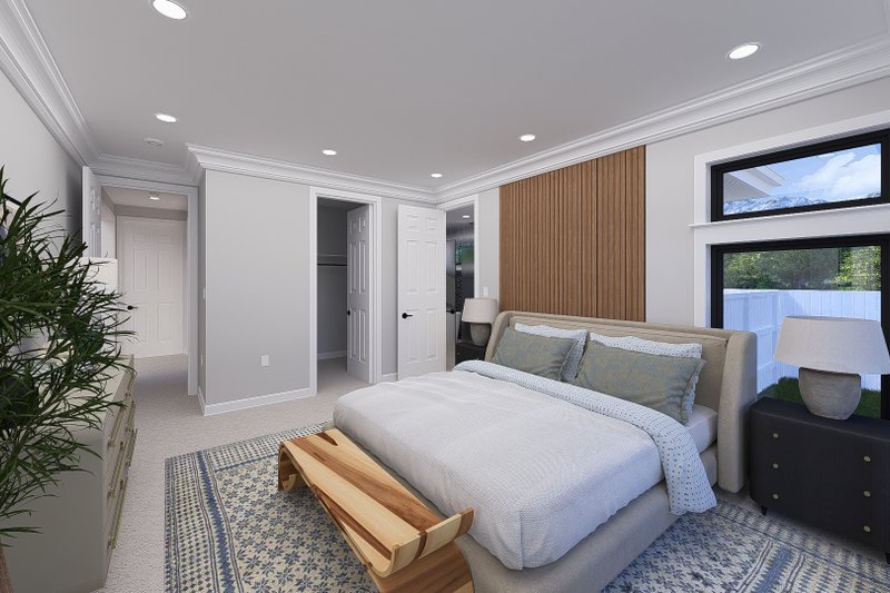 House Design - Interior - Master Bedroom 1 for Contemporary House Plan #1060-273 - 3 bed, 2.5 bath