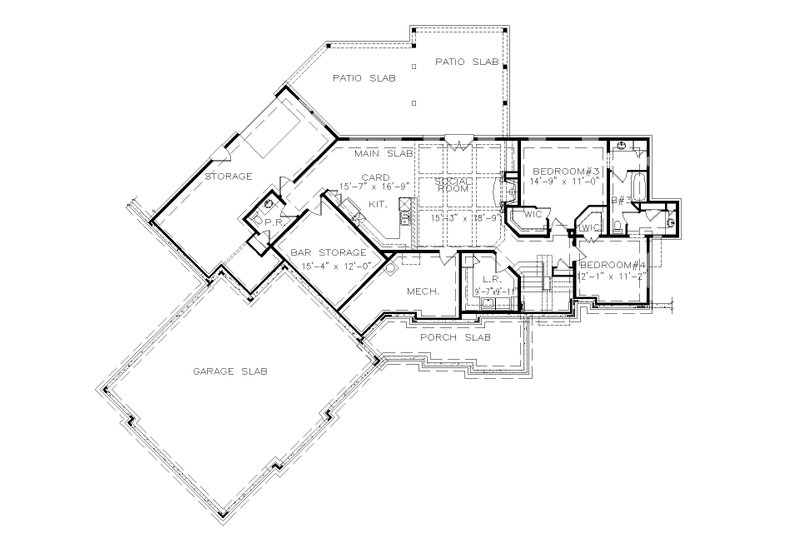 House Plan Design - Floor Plan - Other Floor for Craftsman House Plan #54-438 - 4 bed, 3.5 bath