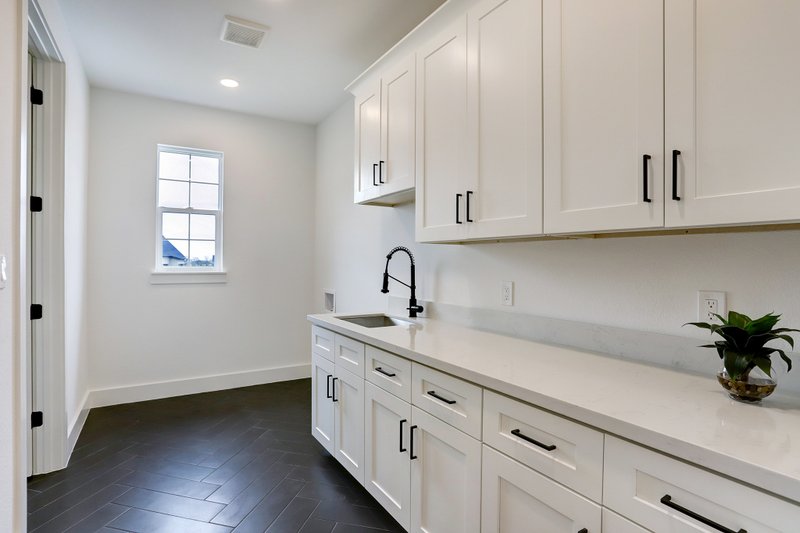 House Design - Interior - Laundry for European House Plan #1096-61 - 4 bed, 3.5 bath