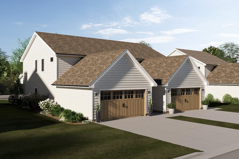 Home Plan - Exterior - Rear Elevation 2 for Farmhouse House Plan #455-812 - 3 bed, 3 bath