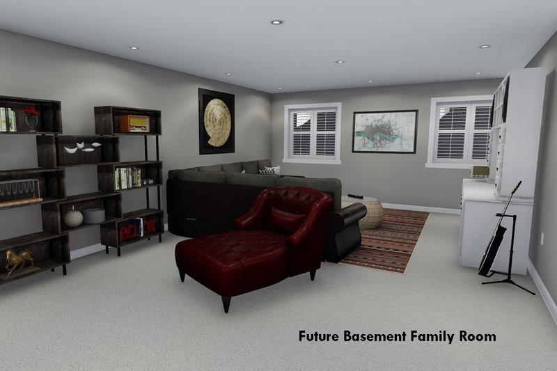 Dream House Plan - Future Finished Basement Family Room