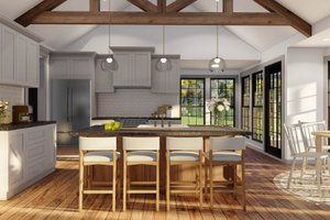 Interior - Dining Room for Farmhouse House Plan #923-438 - 3 bed, 2 bath