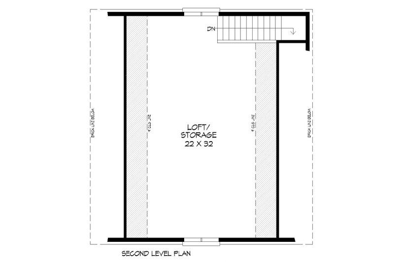 Dream House Plan - Floor Plan - Upper Floor for Country House Plan #932-271, 0 bath