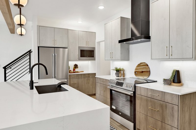 Architectural House Design - Interior - Kitchen 1 for Contemporary House Plan #1070-233 - 2 bed, 2 bath