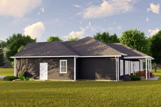 Exterior - Other Elevation for Ranch House Plan #1064-182 - 3 bed, 2 bath