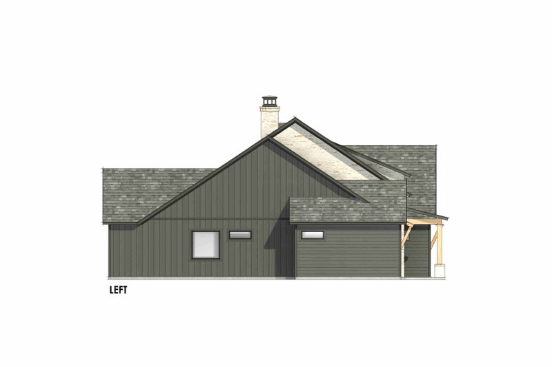 Dream House Plan - Exterior - Other Elevation for Farmhouse House Plan #1096-210 - 4 bed, 3 bath
