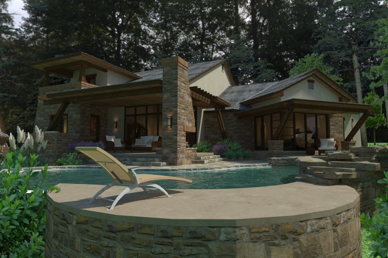 House Plan Design - Exterior - Other Elevation 11 for European House Plan #120-182 - 3 bed, 4 bath