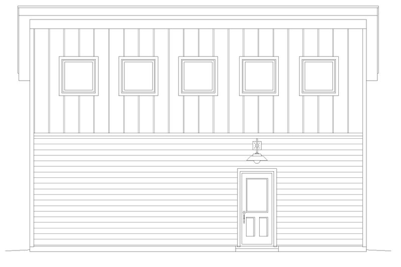 Architectural House Design - Exterior - Other Elevation for Contemporary House Plan #932-90, 0 bath