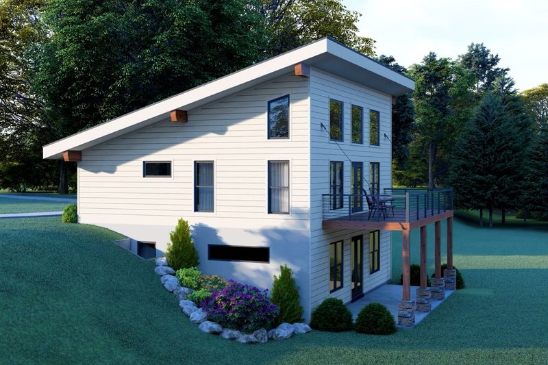 House Plan Design - Photo 2 for Modern House Plan #932-739 - 2 bed, 2.5 bath