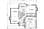 European Style House Plan - 3 Beds 2.5 Baths 2404 Sq/Ft Plan #138-155 