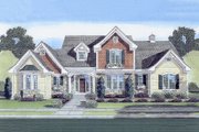 Country Style House Plan - 4 Beds 3.5 Baths 2544 Sq/Ft Plan #46-428 