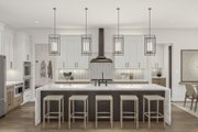 Cottage Style House Plan - 5 Beds 3.5 Baths 2891 Sq/Ft Plan #455-408 