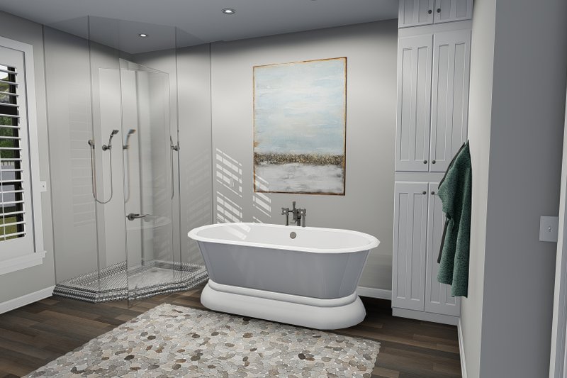 House Plan Design - Interior - Master Bathroom for European House Plan #1060-75 - 3 bed, 3.5 bath