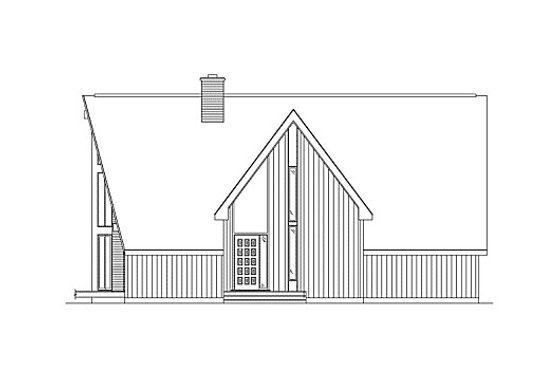 Exterior - Other Elevation 1 for Modern House Plan #57-161 - 3 bed, 2 bath