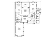 European Style House Plan - 4 Beds 4.5 Baths 4970 Sq/Ft Plan #419-242 