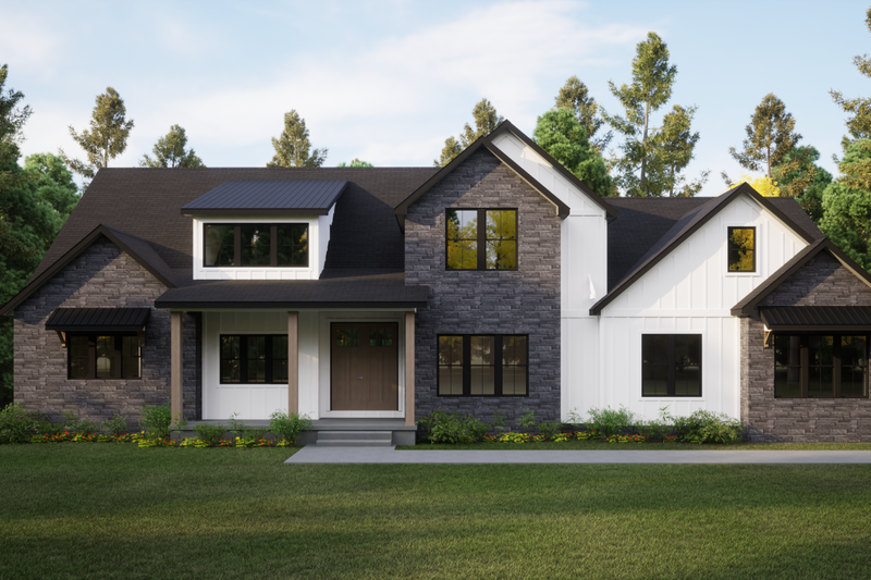 Home Plan - Photo for Modern House Plan #1089-18 - 4 bed, 2.5 bath