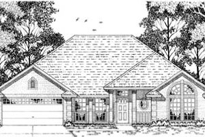 Traditional Exterior - Front Elevation Plan #42-180