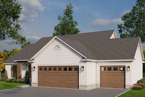 Exterior - Other Elevation for Farmhouse House Plan #923-438 - 3 bed, 2 bath