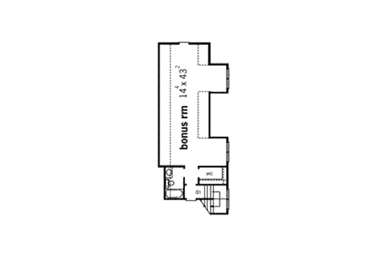 Floor Plan - Other Floor for European House Plan #16-313 - 4 bed, 4 bath