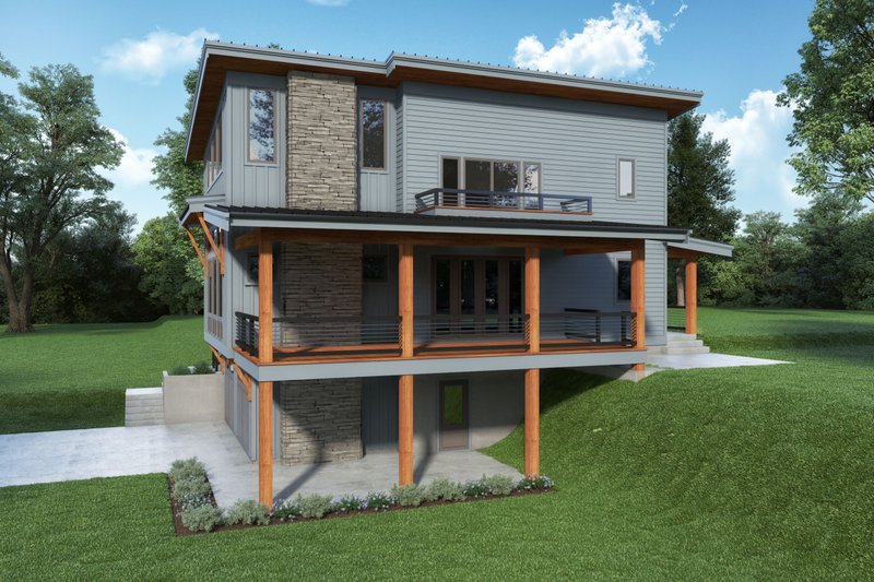 Home Plan - Exterior - Other Elevation for Contemporary House Plan #1070-226 - 3 bed, 3 bath
