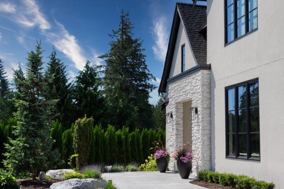 Exterior - Front Elevation 3 for European House Plan #1086-16 - 4 bed, 3.5 bath