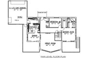 Contemporary Style House Plan - 3 Beds 2.5 Baths 3820 Sq/Ft Plan #117-519 