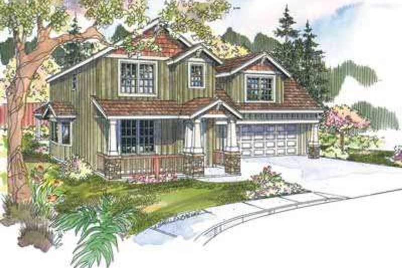 Home Plan - Craftsman Exterior - Front Elevation Plan #124-612
