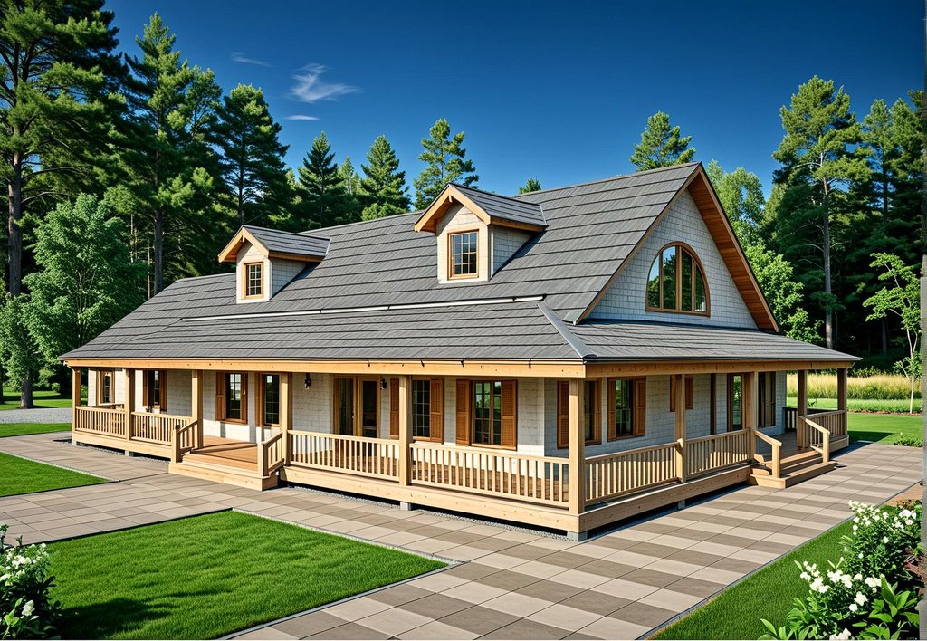 Exterior - Front Elevation 2 for Traditional House Plan #117-421 - 3 bed, 2 bath