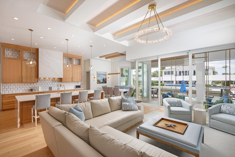 House Blueprint - Interior - Family Room 1 for Traditional House Plan #938-163 - 3 bed, 3.5 bath