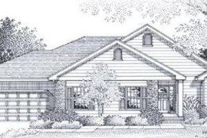 Traditional Exterior - Front Elevation Plan #53-145