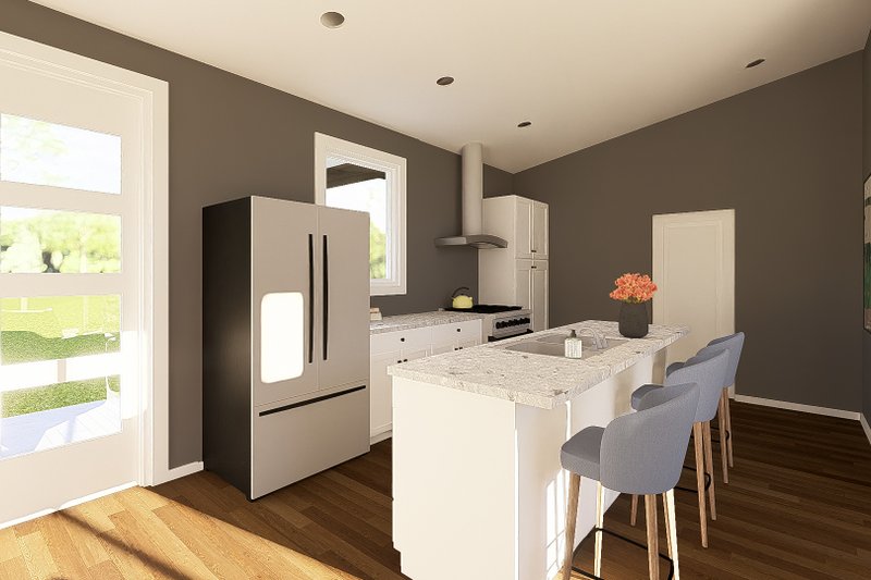Architectural House Design - Interior - Kitchen for Contemporary House Plan #1064-442 - 2 bed, 2 bath