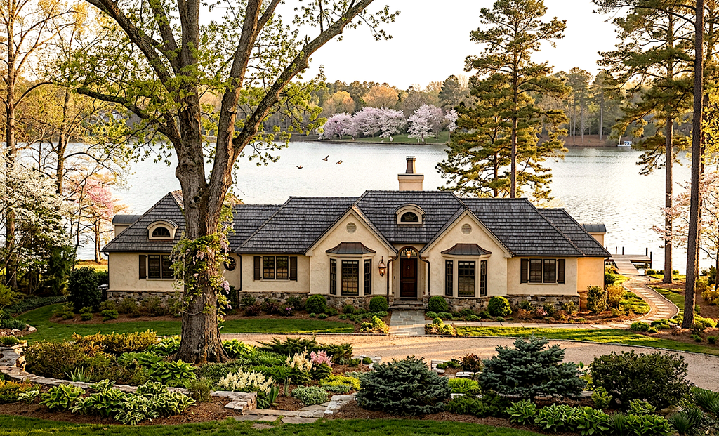Exterior - Front Elevation 2 for European House Plan #30-184 - 3 bed, 3.5 bath