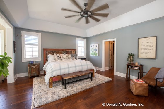 Interior - Master Bedroom for Traditional House Plan #929-1042 - 5 bed, 5 bath