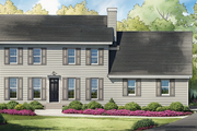 Colonial Style House Plan - 3 Beds 2.5 Baths 2057 Sq/Ft Plan #30-289 