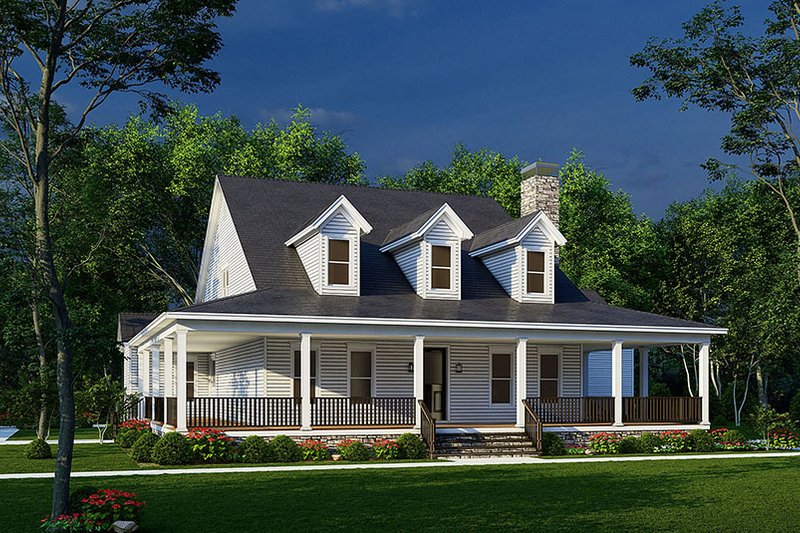 House Blueprint - Exterior - Other Elevation for Farmhouse House Plan #923-259 - 4 bed, 2 bath